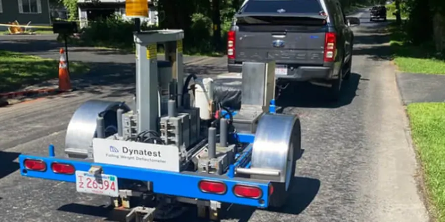 Illustrative image of Existing pavement evaluation in Mackay