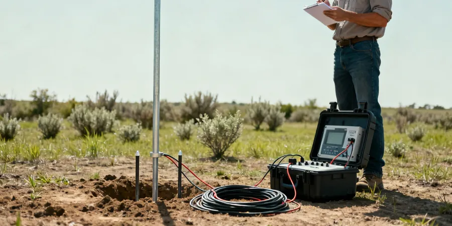 Illustrative image of Electrical resistivity / VES (Vertical Electrical Sounding) in Mackay